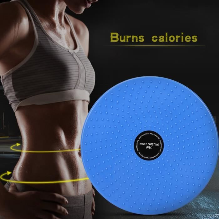 Qutianshop® Twist taille Torsion disque Conseil exercice aérobie aimants de remise en forme Réflexologie(Bleu)