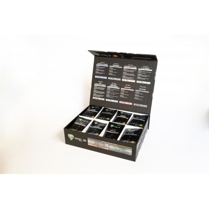 Coffret Thés Bio 56 infusettes Nature&Bio By DGC