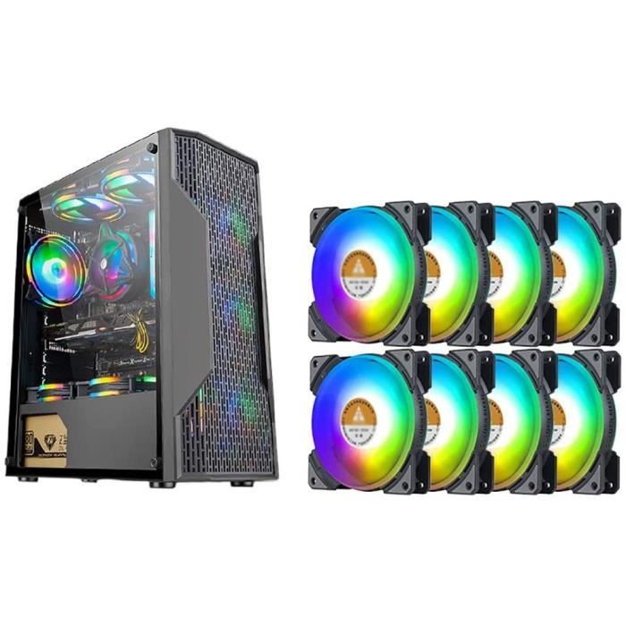 BOITIER PC PANNEAUX LATERAUX Boitier Aerocool MidTour ATX PC Gaming Computer Case Ameacutenagee Acrylique Panneau Lateacutera305