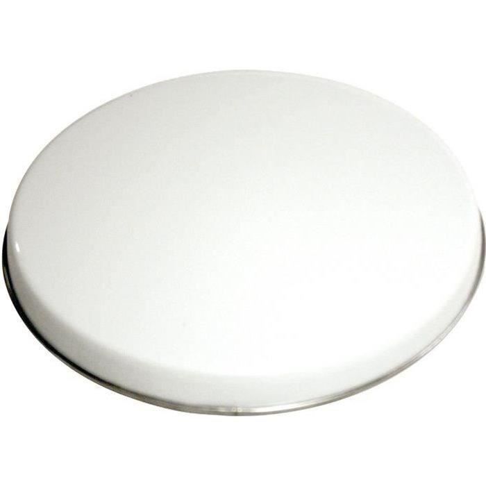 BAUMALU Cache plaque Ø20 cm émail blanc