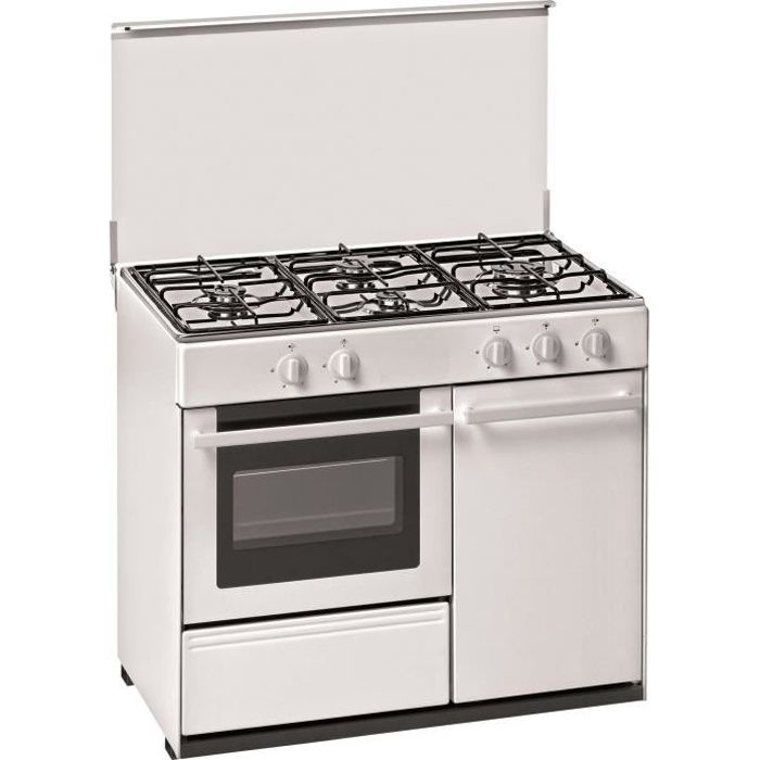 TRIOMPH TMB2940W - ELECTROMENAGER/CUISINIERE - PIANO DE CUISINE - BUTANETTE 90X60 - BLANC