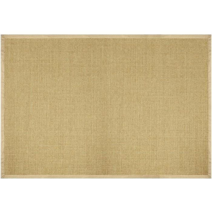 Tapis Sisal 120x180 cm - Tapis de Salon Naturel - Antidérapant, Résistant et Écologique