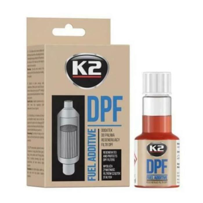 ADDITIF NETTOYANT DPF FILTRE A PARTICULES / SUIES PRO DIESEL 50ML K2