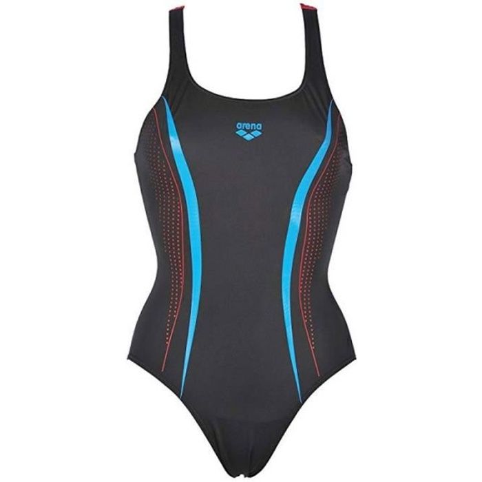 Maillot de Bain de natation noir femme Arena Sharp