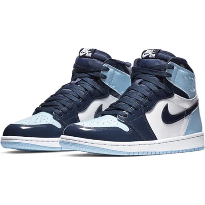 Air Jordan 1 Retro High -Blue Chill- Chaussure de Sport AJ 1 Pas Cher pour Homme Femme Blue