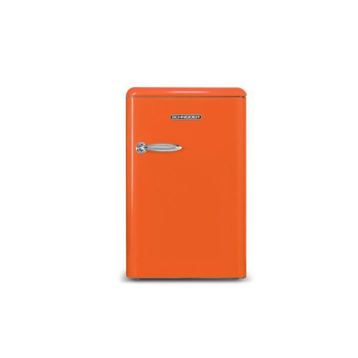 Refrigerateur sous plan Schneider SCTT115VFLO Orange Iconique