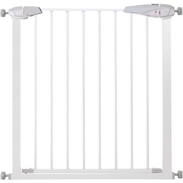 SPRINGOS® Barrière de Sécurité Bébé, Enfant pour Escaliers, Portes 76-85 cm