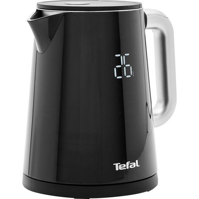 TEFAL KO854830 Bouilloire électrique 1 L, Intérieur acier inoxydable, 5 réglages de température, Maintien au chaud 30 min