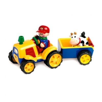 Le tracteur et sa remorque + personnages - Tolo