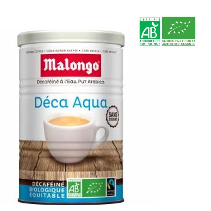 MALONGO Café décafeiné aqua bio 250g