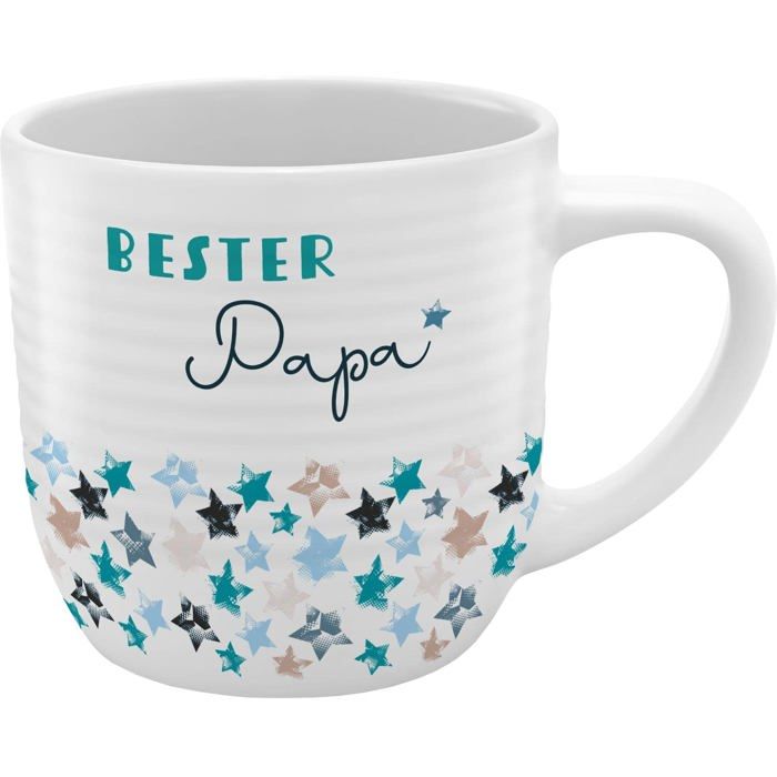 GRUSS & CO Tasse à Expresso Papa - Grès 10cl Avec Gravure Et Banderole Cadeau