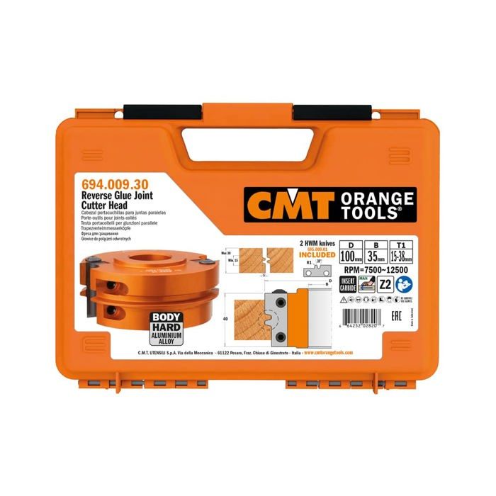 Plaqueuse de chant Cmt orange tools - 694.009.30 - CMT 691.568 - par contracuchillas 50 x 4 mm