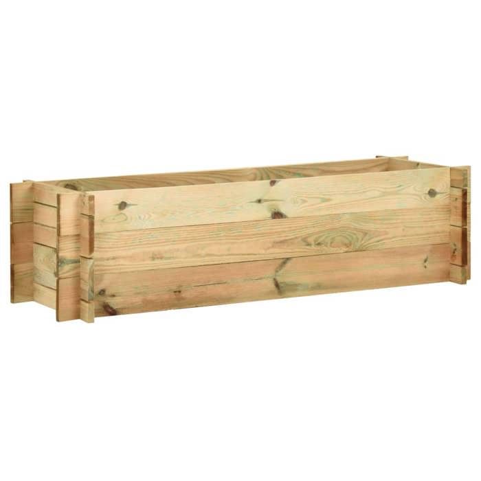 Jardinière surélevée de légumes bois de pin imprégné 120 cm 02_0000856