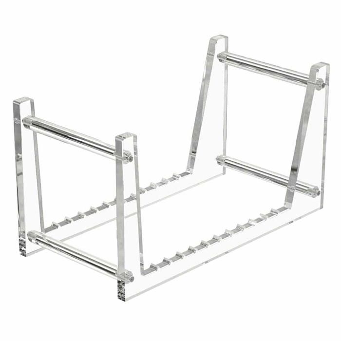 Support de disque vinyle transparent pour le stockage dalbums de bureau étagère en acrylique présentoir pour 50 disques vinyles
