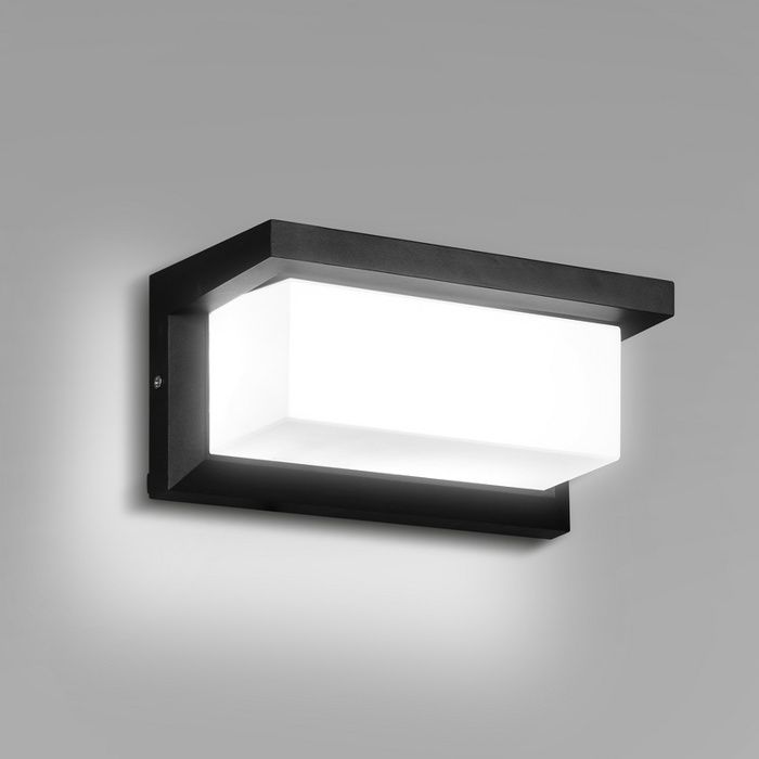Applique Murale avec Détecteur de Mouvement - pour intérieur/Extérieur - Moderne Luminaire Murale Etanche IP65 LED 18W Blanc