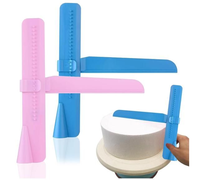 2 Pcs Gâteau Plus Lisse Grattoir à Gâteau pour Crème