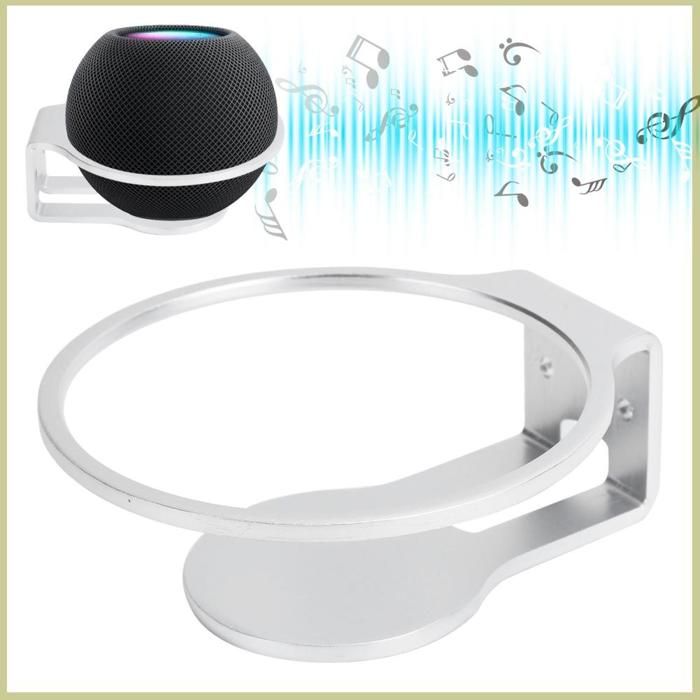 Support Mural Sans Vis Pour HomePod Mini (noir