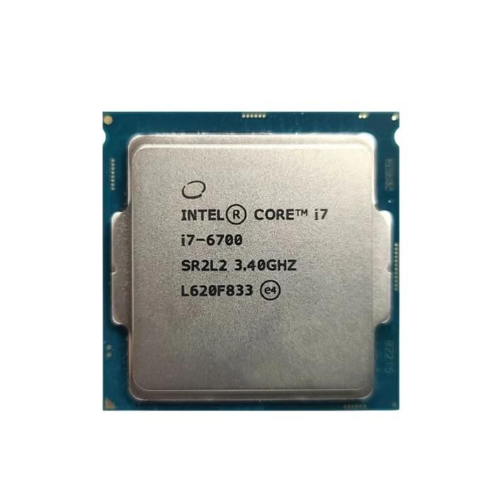 Core i7-6700 CPU Socket LGA 1151 4 cœurs 8 threads 3.4 GHz 8 Mo cache L3 65W