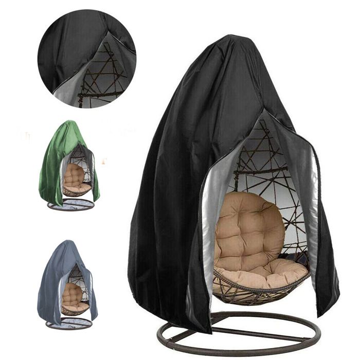 Housse fauteuil suspendu 2 places couverture imperméable protection balancelle jardin Label