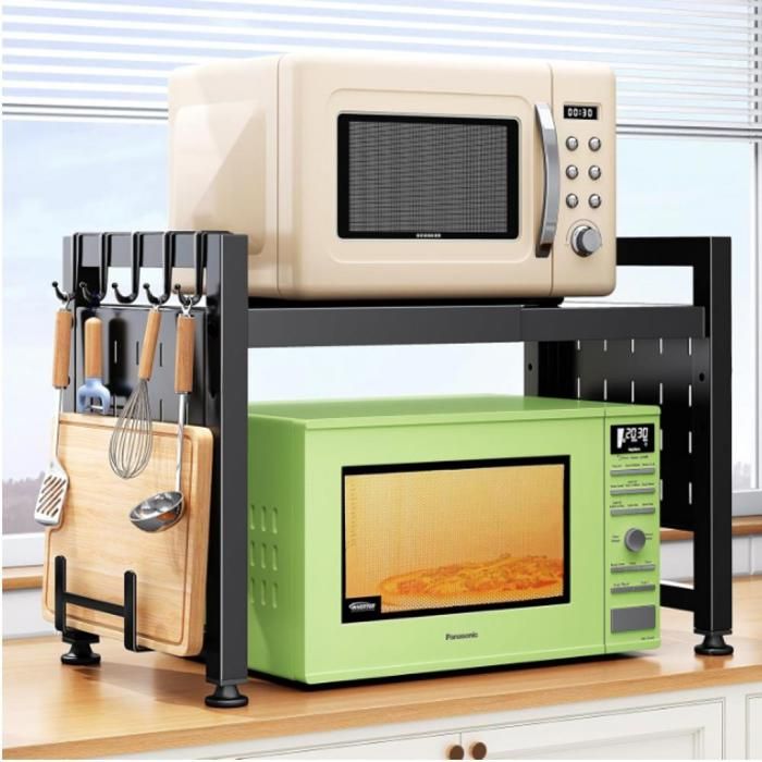 MIPAN.Cuisine Micro Ondes Etagere Rangement - Étagère pour Micro-Ondes MIPAN.Cuisine Micro Ondes Etagere Rangement - Étagère pour Micro-Ondes