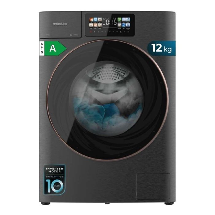 Cecotec Lave-linge à dosage automatique Bolero DressCode 10950 Autodose Inverter 3D Steel A - Cecotec