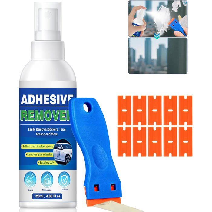 Spray Dissolvant Colle,Action Rapide Decolle Etiquette Nettoyage des — free download