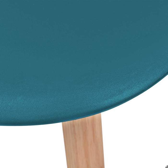TOP 2026 Chaises à manger (lot de 4) - Pour 6 personnes - Turquoise Plastique - 46x51x82 cm ccc741