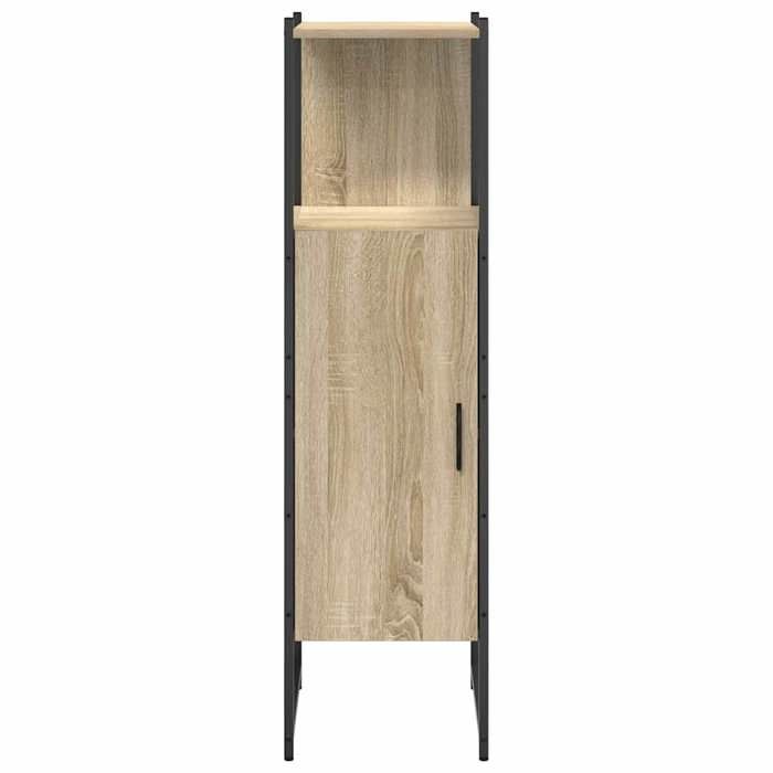 Armoire Haute de Rangement Chêne Clair Bois dingénierie_2 ans garantie_76669