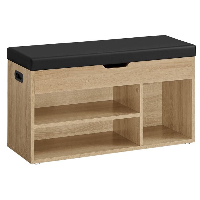 Banc à Chaussures Oskar Sonoma avec Assise Rembourrée - Réf. VK8681847468769
