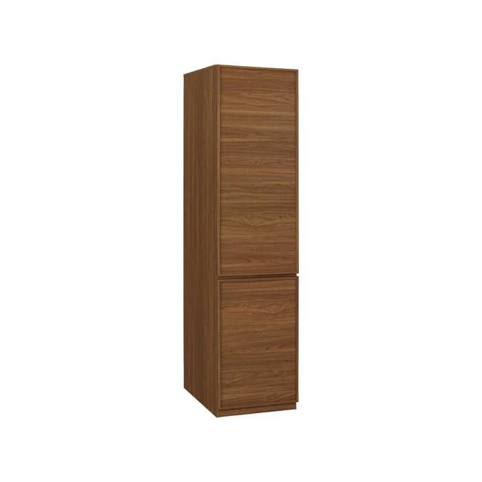 Module dressing décor bois 2 portes 5 niveaux noyer - Kuba Module dressing décor bois 2 portes 5 niveaux noyer - Kuba