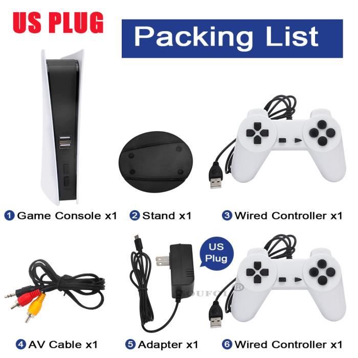 Console De Jeux Rétro M15 Avec 20 000+ Jeux Intégrés - 2 Manettes Sans Fil, Sortie 4K, Plug & Play Pour TV - 13