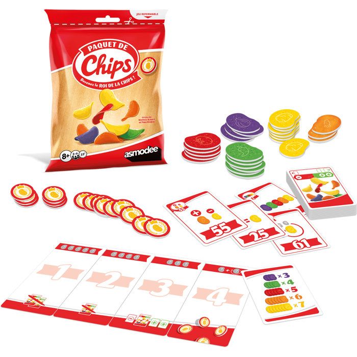 Jeu D’Ambiance Asmodee Paquet De Chips – 2-6 Joueurs, 15 Min - vue 10