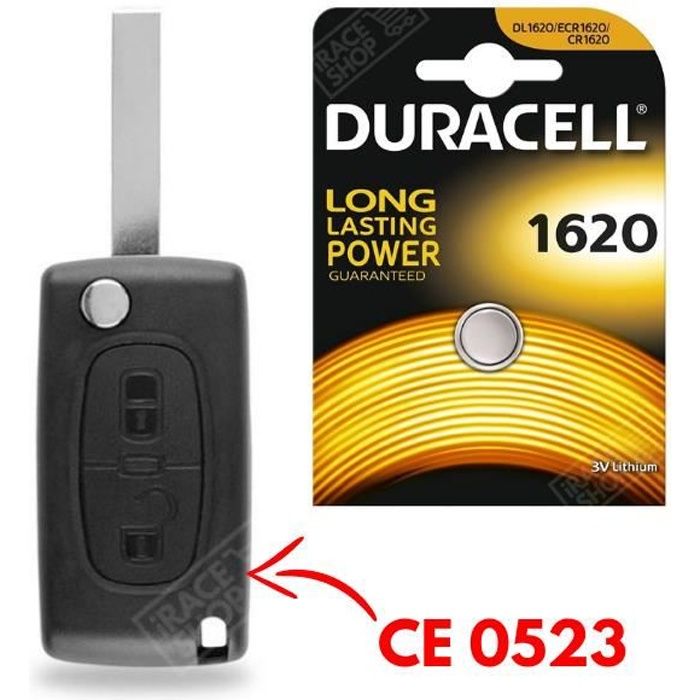 Guscio Per Chiave Auto Telecomando 2 Tasti Compatibile Con Peugeot 207 307 308 407 607 807 E Citroen C2 C3 C4 C5 C6 Picasso Ricambio Custodia Chiave