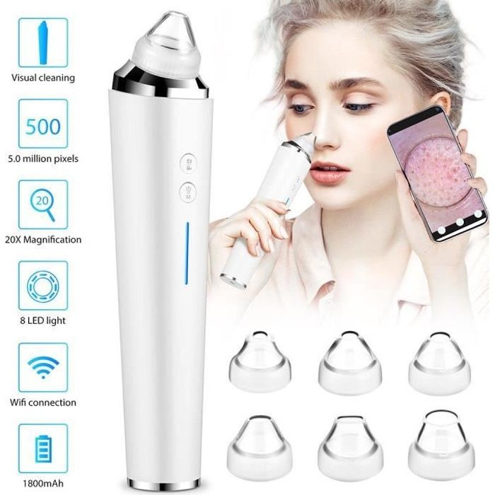 Aspirateur Point Noirs Avec Camera Hd Extracteur De Comedons Blackhead Remover Rechargeable Pour Nettoyer Pores Du Visage Cdiscount Electromenager