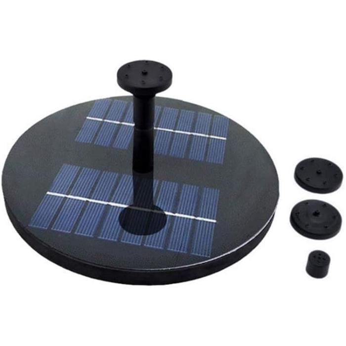Biling Fontaine Solaire 6W Extérieur Avec Batterie 3000mAh - Pompe Bassin Solaire, Fontaine Flottante Jardin Étang Oiseaux