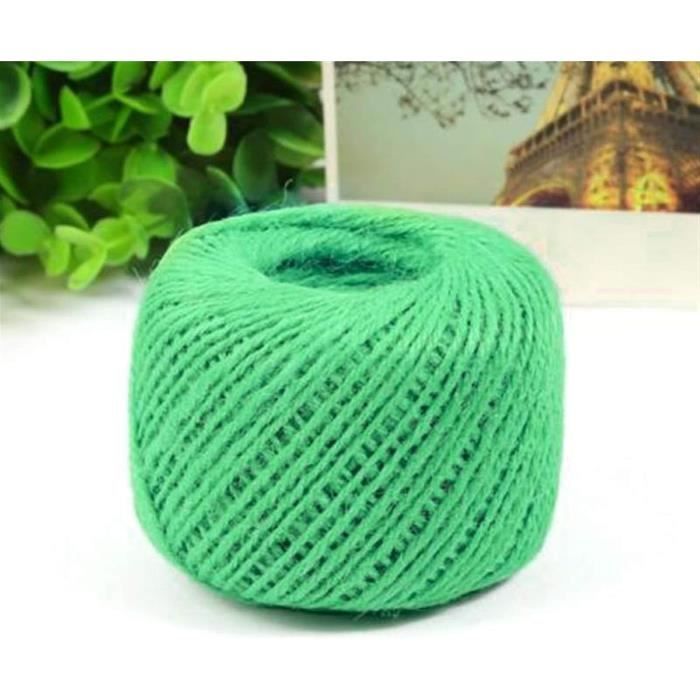 1 Rouleau De Ficelle De Jute 2 Mm X 100 M, En Polyester, Pour