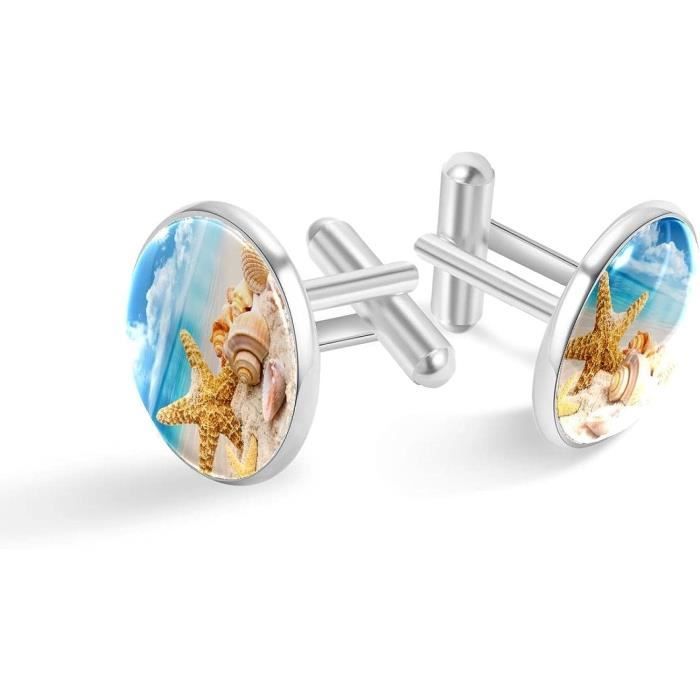 Cadre Doodle Avec Étoile De Mer Et Coquillages Symboles Marins Dessinés