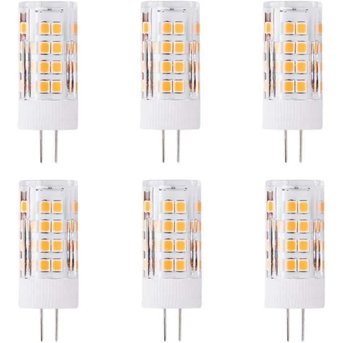 10X G4 Ampoule LED 2W Ampoule Lampe LED 12 SMD 2835LEDs Blanc Chaud 6000k Lumiere Led 200lm Equivalent A 20w Halogene Acdc12v 83938624