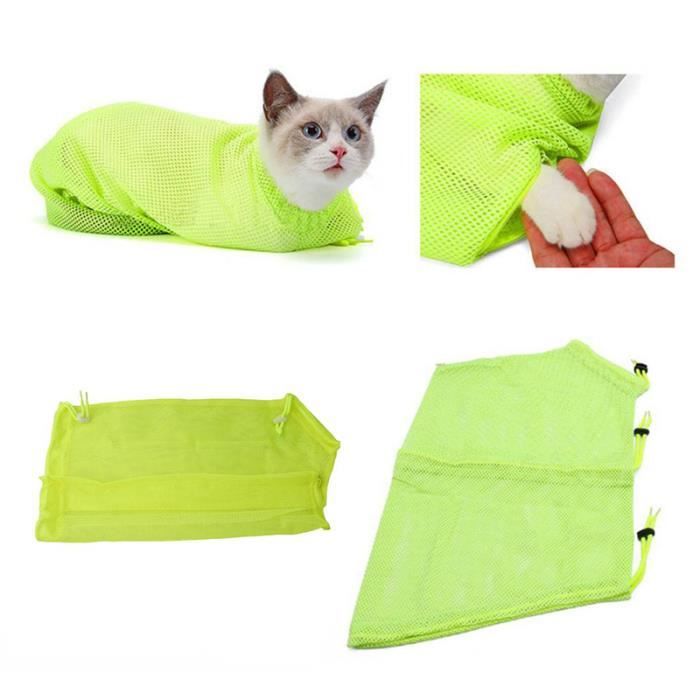Sac Filet De Toilettage Pour Chat Anti Rayure Citron Cdiscount