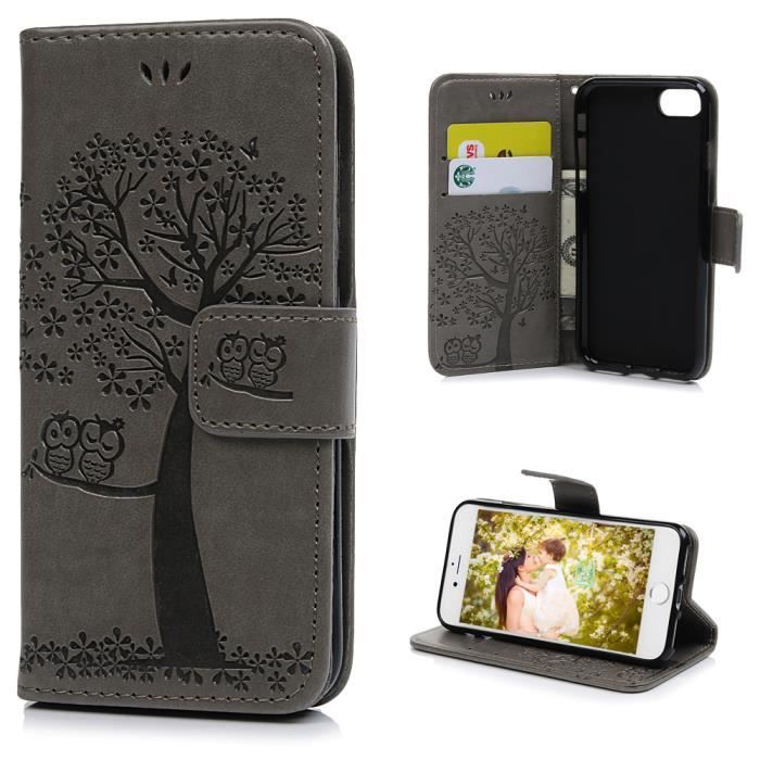 Étui Rabat Simili-cuir Pour IPhone 5/5S - 6 Coloris Au Choix
