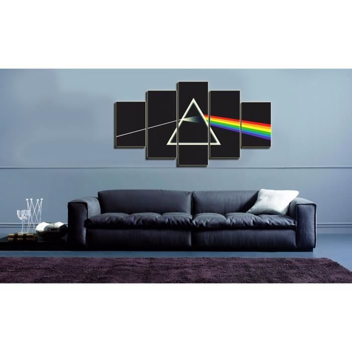 WYCQT Impressions sur Toile 5 Pièces Pink Floyd Retour Peinture Affiche Salon Salle De Bain Décor À La Maison No Frame Taille A