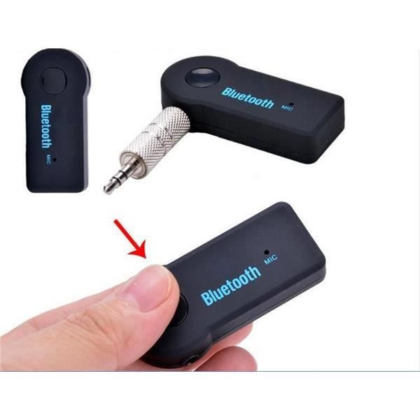 3.5mm jack Bluetooth Voiture Kit Mains Libres Musique Audio Récepteur  Adaptateur