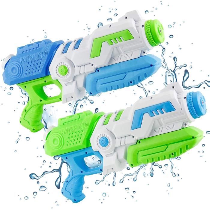 Lot De 2 Mini-pistolets à Eau – Portée 3-6 M – ABS – Enfants Et Adultes – Jeux D'été