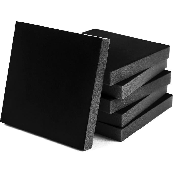 Trap à Basses (Bass Trap) Triangulaire Acoustique – Hauteur 100 Cm, Dimensions 35x35x50 Cm – Pour Studio, Home Cinéma, Salle De Réunion – Beige - 4