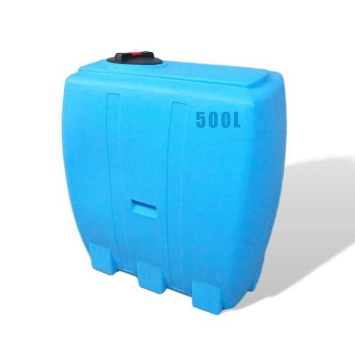 Réservoir PE 500L - Bleu - Cuve aérienne - Polyéthylène