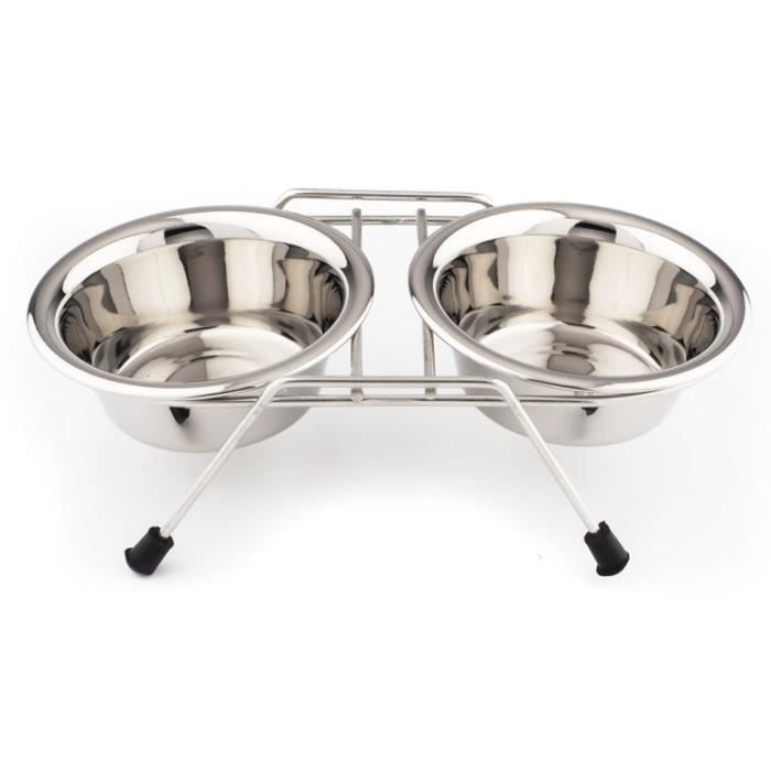 Support Double Gamelle Inox Amovible Pour Chat Ou Petit Chien Gamelle De 16 Cm Cdiscount Support Double Gamelle Inox Amovible Pour Chat Ou Petit Chien Gamelle De 16 Cm Cdiscount