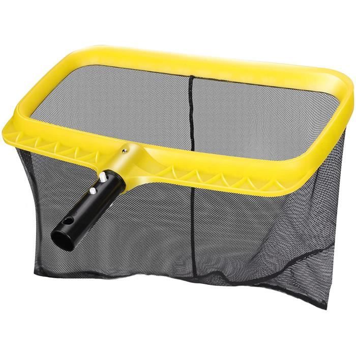 Épuisette De Piscine 38 Cm Profondeur – Filet Mailles Fines Gtuzkheu, Cadre Plastique Renforcé, Idéal Piscine Étang Fontaine Surface Fond