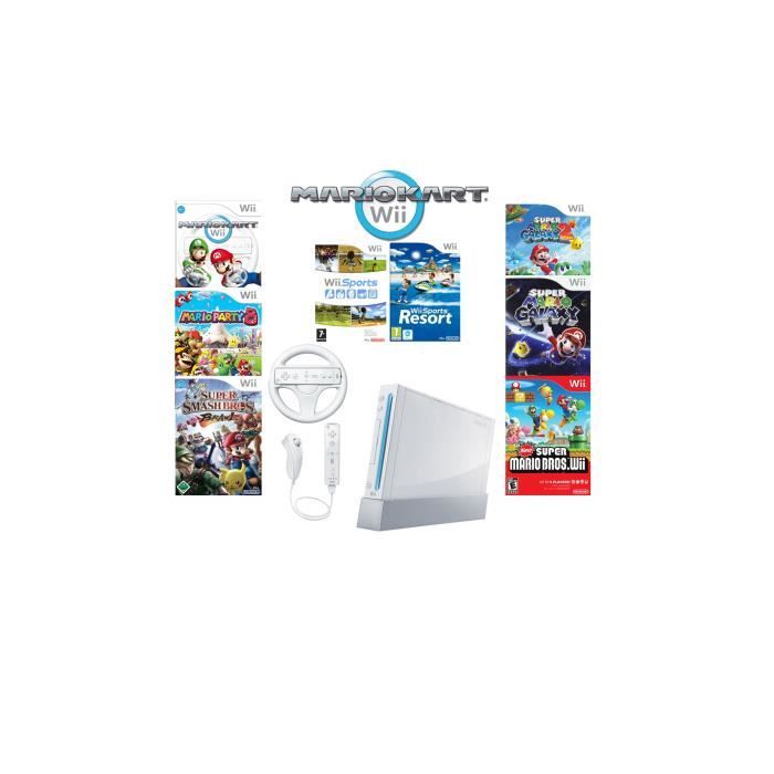 Acheter Wii Blanche Enorme Pack Complet - Voir Photo Reconditionné - 449,90 € Wii Blanche Enorme Pack Complet - Voir Photo Reconditionné - reconditionné disponible sur Cdiscount Seconde Vie