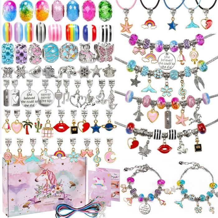 Cadeau Fille 6 7 8 9 1 0 11 12 Ans, Idee Cadeau Ado Fille, Breloques  Creation Bijoux, Calendrier de l'avent Fille, Cadeau Noël Fille - Cdiscount  Beaux-Arts et Loisirs créatifs