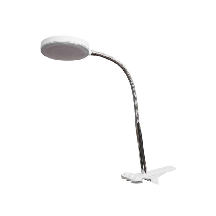 Lampe à pince ampoules LED - Lindby - liseuse de lit - - blanc chromé Lampe à pince ampoules LED - Lindby - liseuse de lit - - blanc chromé